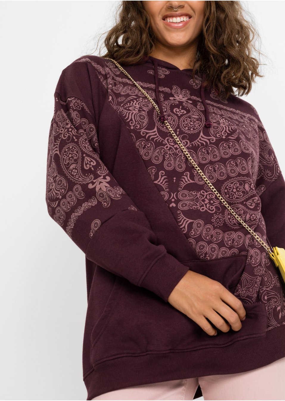 Sweat-shirt à capuche imprimé