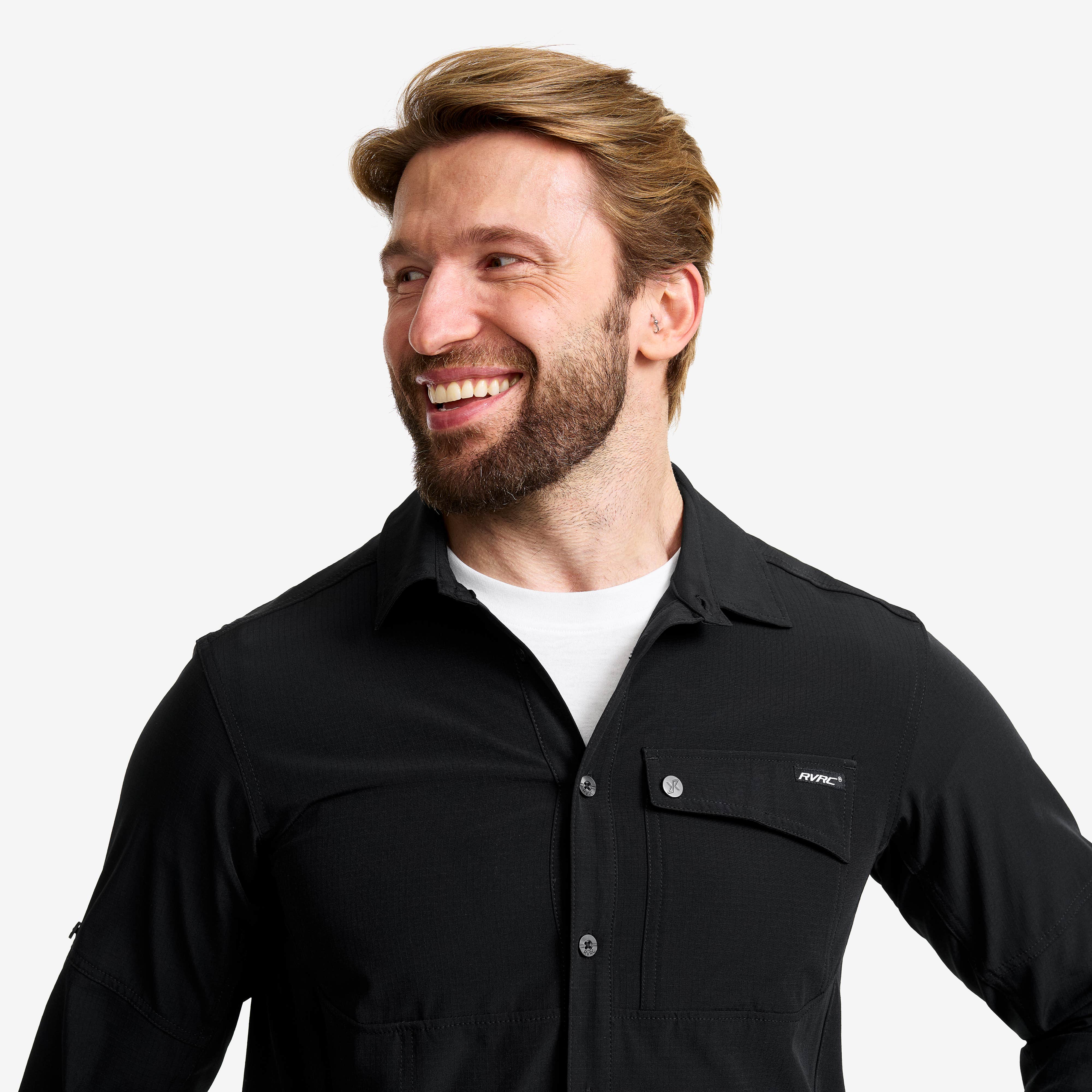 Gradient Pro UV Shirt Herre Black