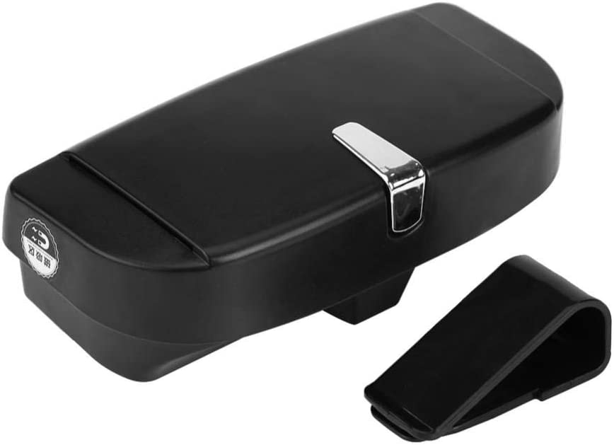 Universal Auto Organizer Sonnenblende Halter für Sonnenbrille / Münzen / Kreditkarten - Schwarz