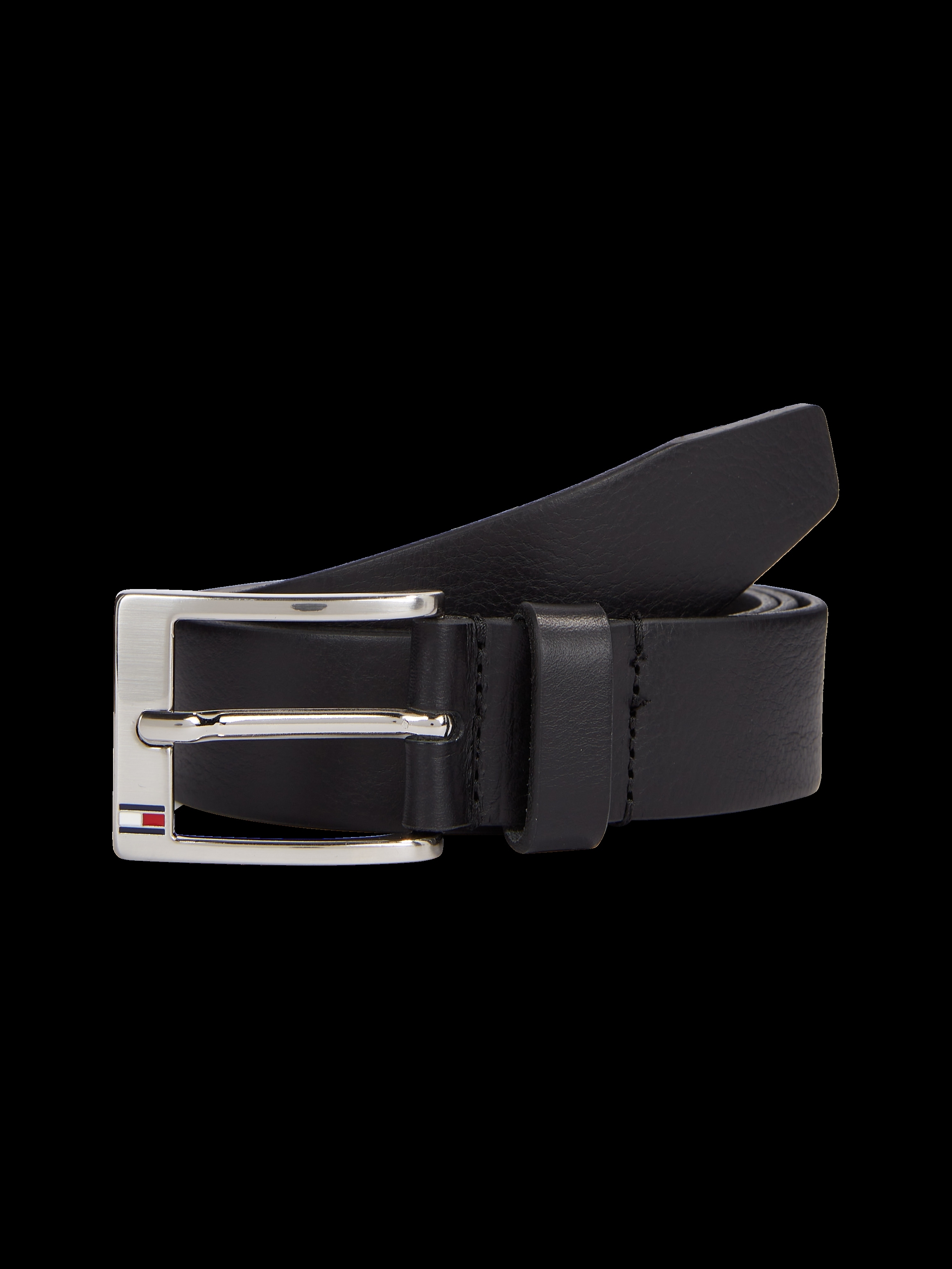 Tommy Hilfiger Ledergürtel »New Aly Belt 3,5 cm breit«, mit quadratischer Logo-Metallschnalle