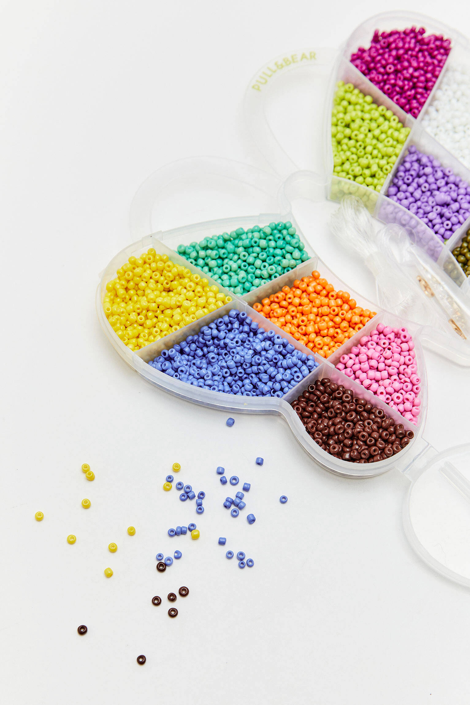 Kit de miçangas coloridas sortidas