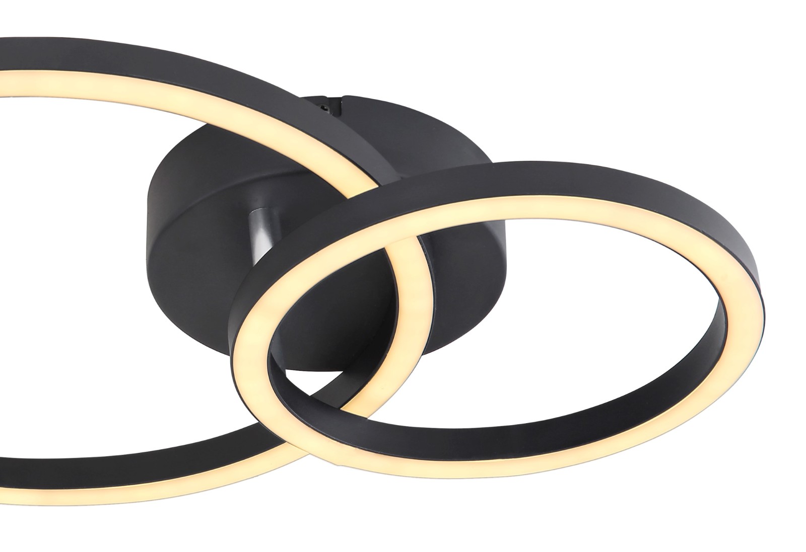 LED-Deckenleuchte - schwarz - 54,5 cm