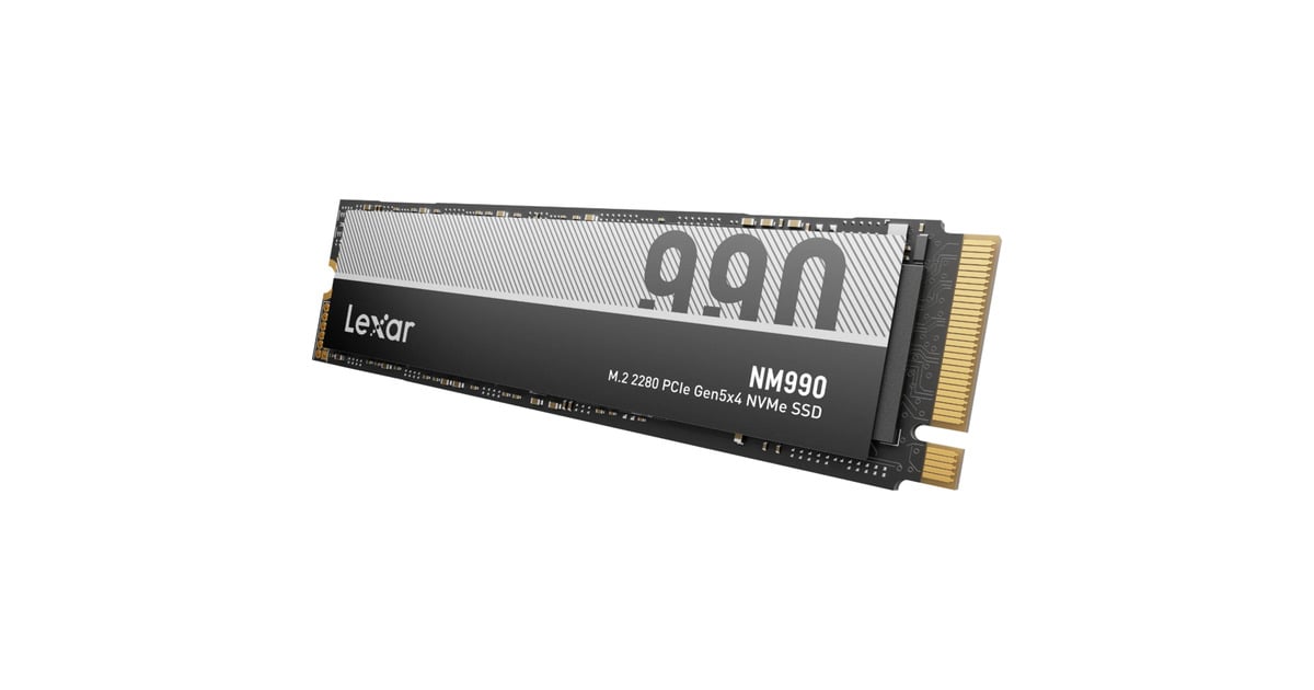 LexarNM990 1 TB SSD  (PCIe 5.0 x4, NVMe 1.4, M.2 2280)