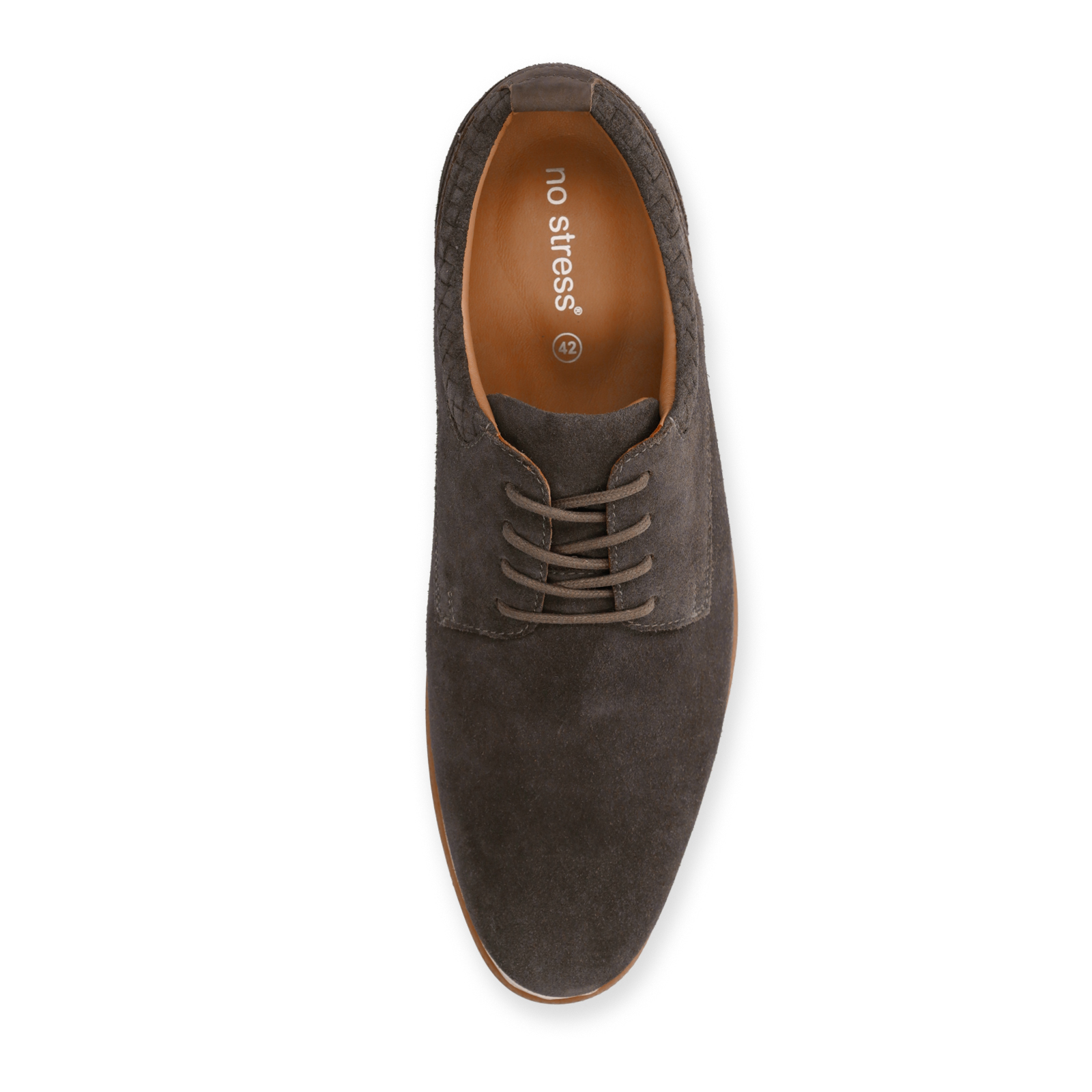 Groene suède veterschoenen