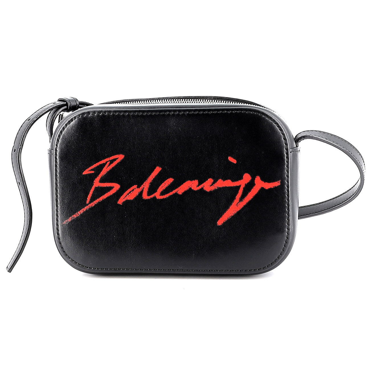 Balenciaga Sac bandoulière Camera en Cuir noir Etat: Parfait état - Longueur 17 cm