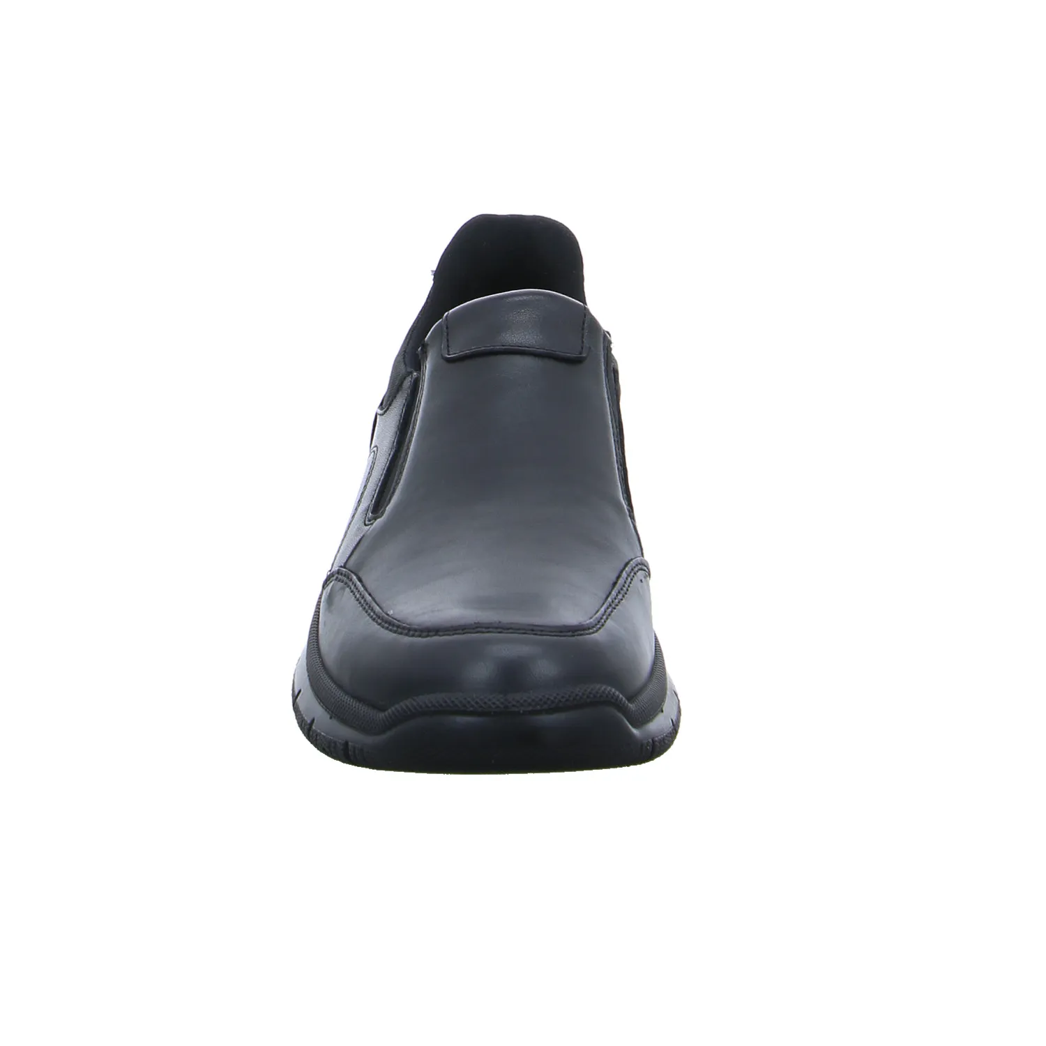 IMAC Halbschuh-Schlüpfer Schwarz Leder