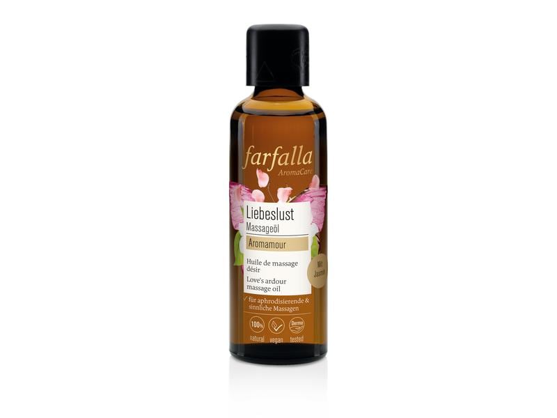 Farfalla Massageöl Aromamour Entspannendes Körperöl für sinnliche Massagen