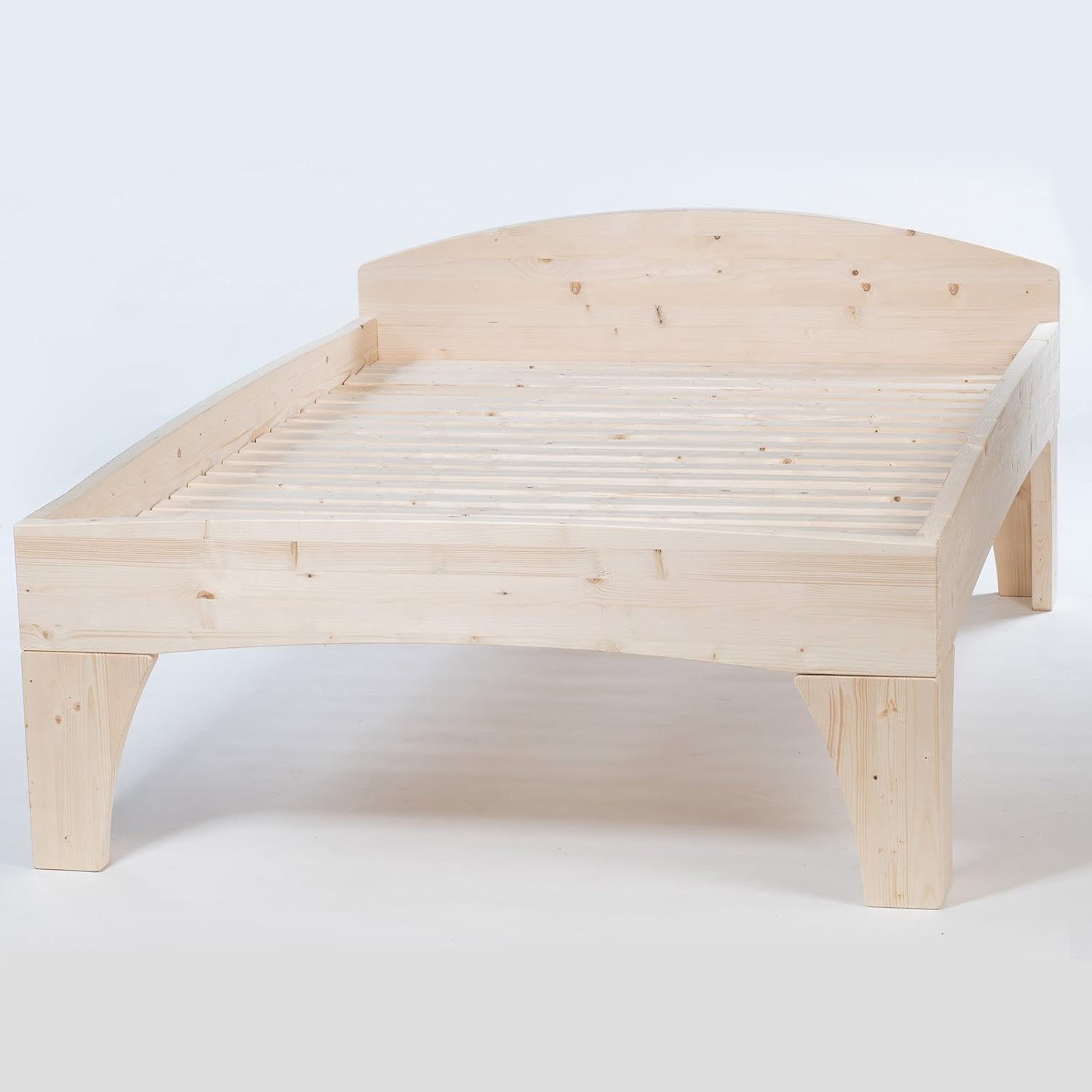 TUGA - Holztech Zinkenbett Naturholzbett Daybett Holzbett Bett Doppelbett 80 90 120 140 160 180 200 x 200 220 (160 x 200)