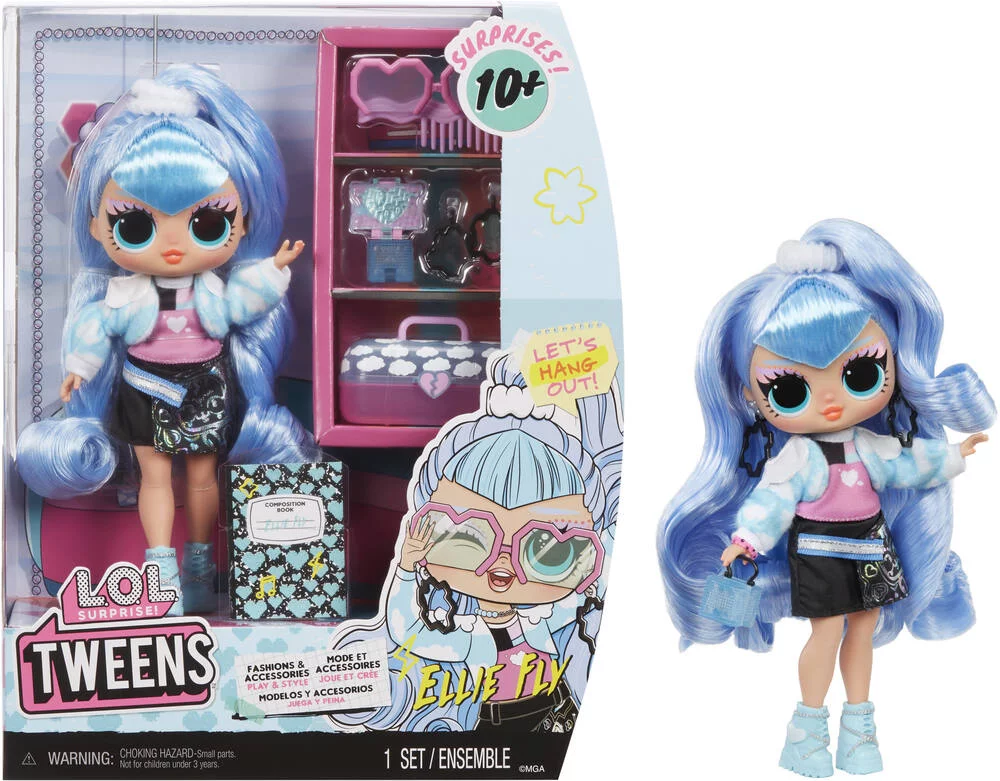 LOL SURPRISE TWEENS - POUPEE MANNEQUIN 17 CM  ELLIE FLY
