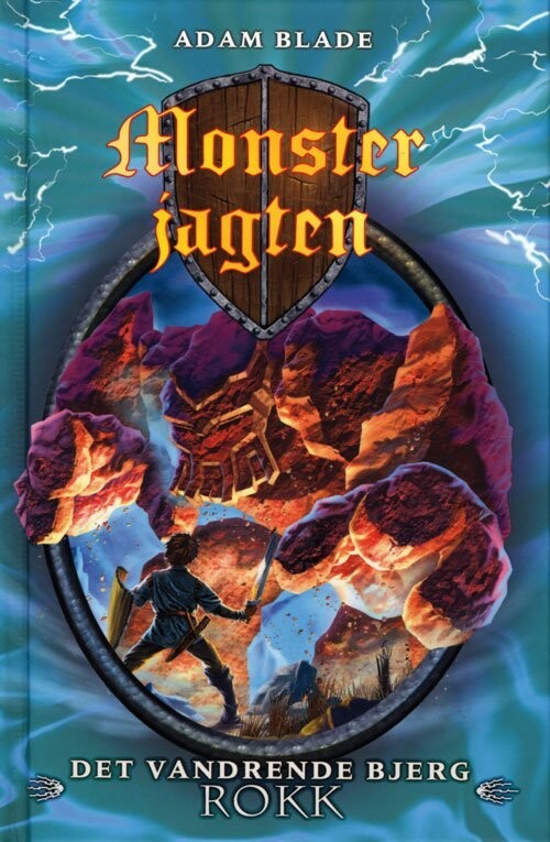 Monsterjagten 27 - Det Vandrende Bjerg Rokk - Adam Blade - Bog