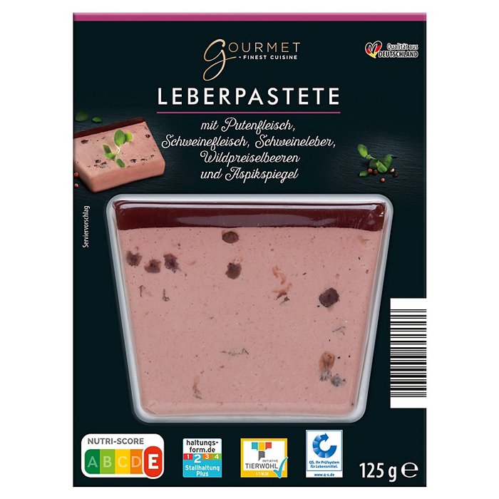 GOURMET FINEST CUISINE Leberpasteten 125 g, Geflügel