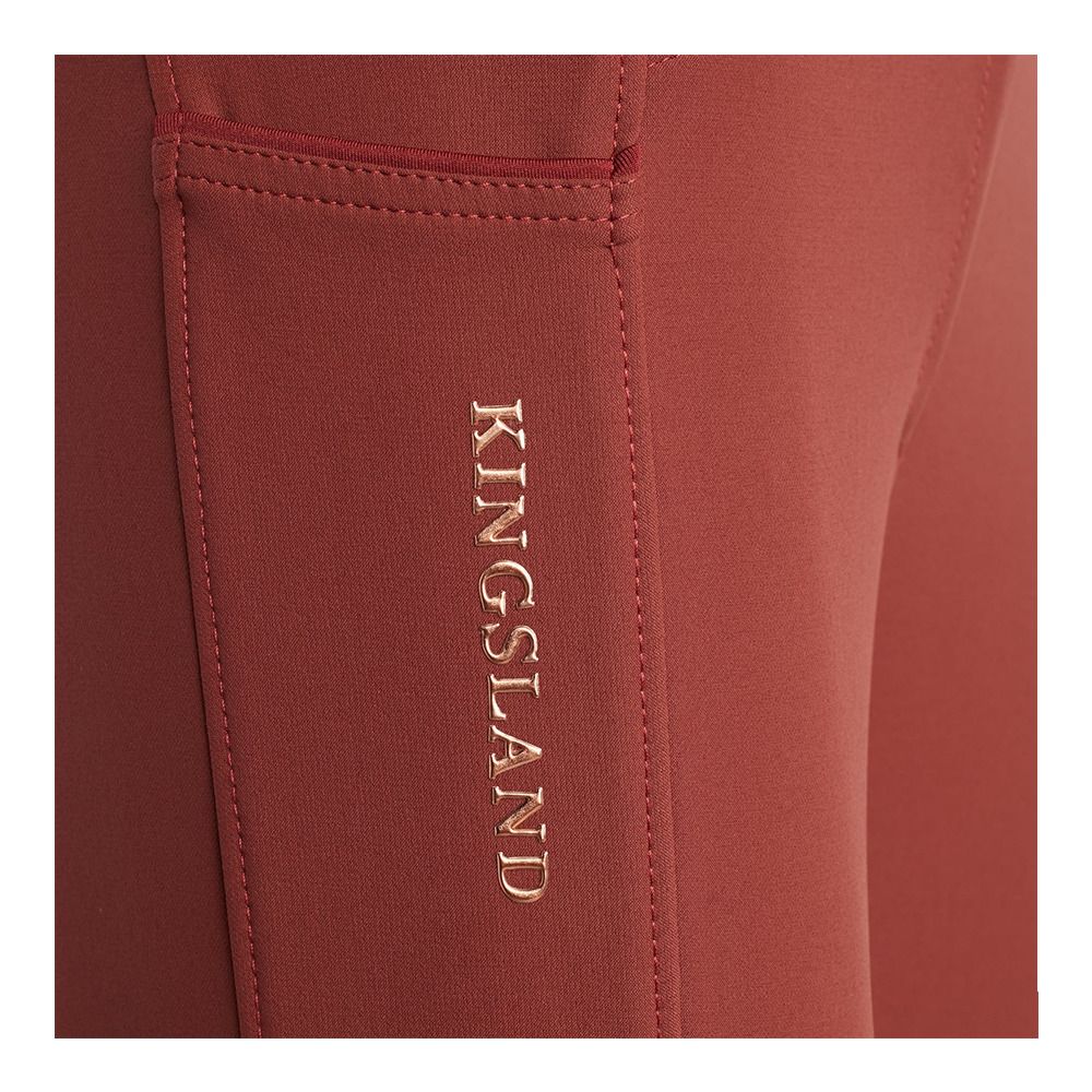 Kingsland KLKADI E-TEC F-GRIP - Pantalon siliconé fond de peau siliconé Femme brown hot chocolate