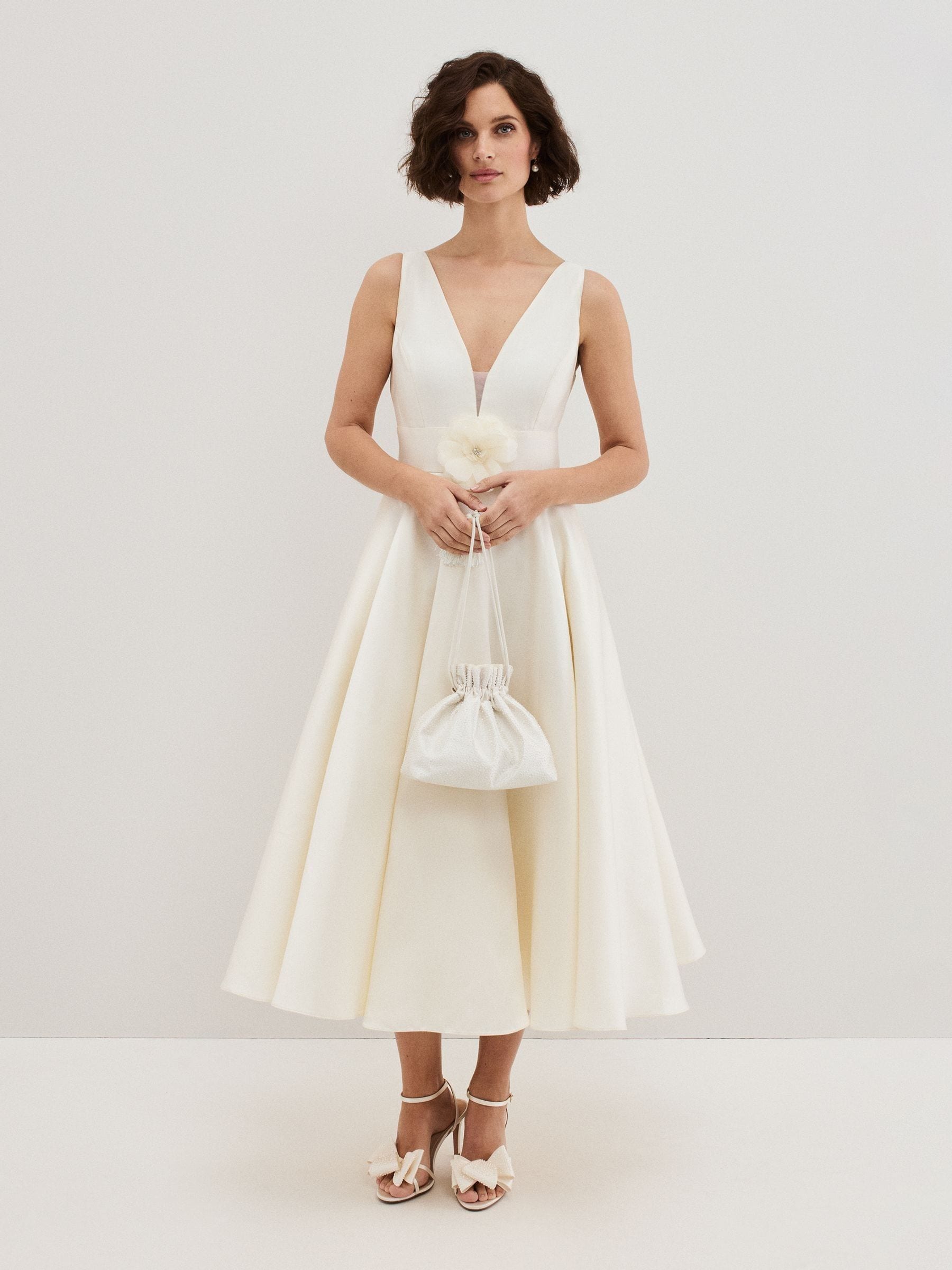 Phase Eight Pearl Drawstring Clutch