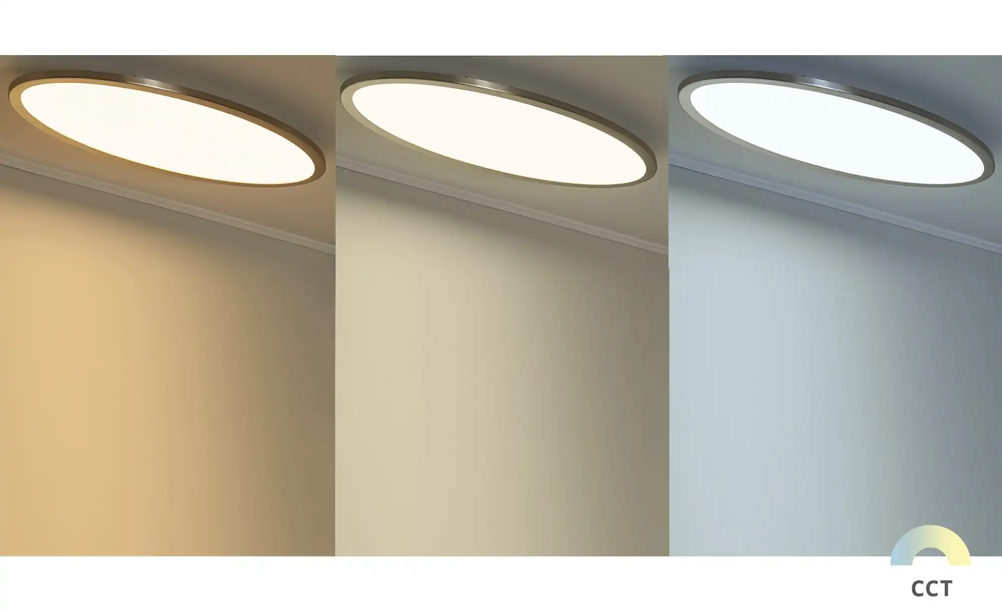 Meisterleuchten Smart Home-Deckenleuchte, oval