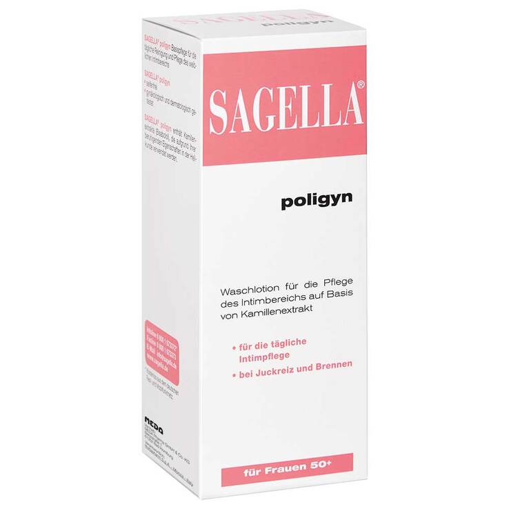 Sagella poligyn Intimwaschlotion für Frauen 50 + , 250 ml