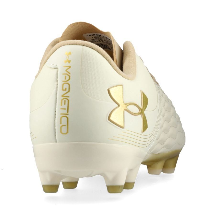 Under Armour Clone Magnetico Pro 3.0 FG - Blanc/Doré