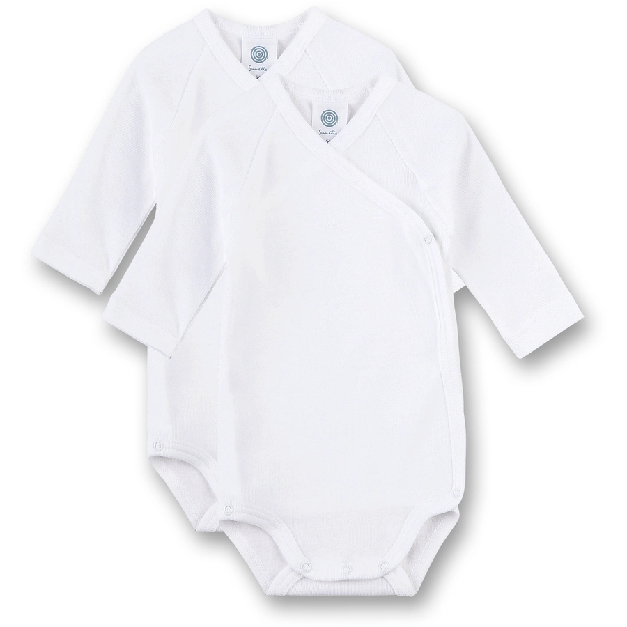 Sanetta Wickelbody 2er Pack white