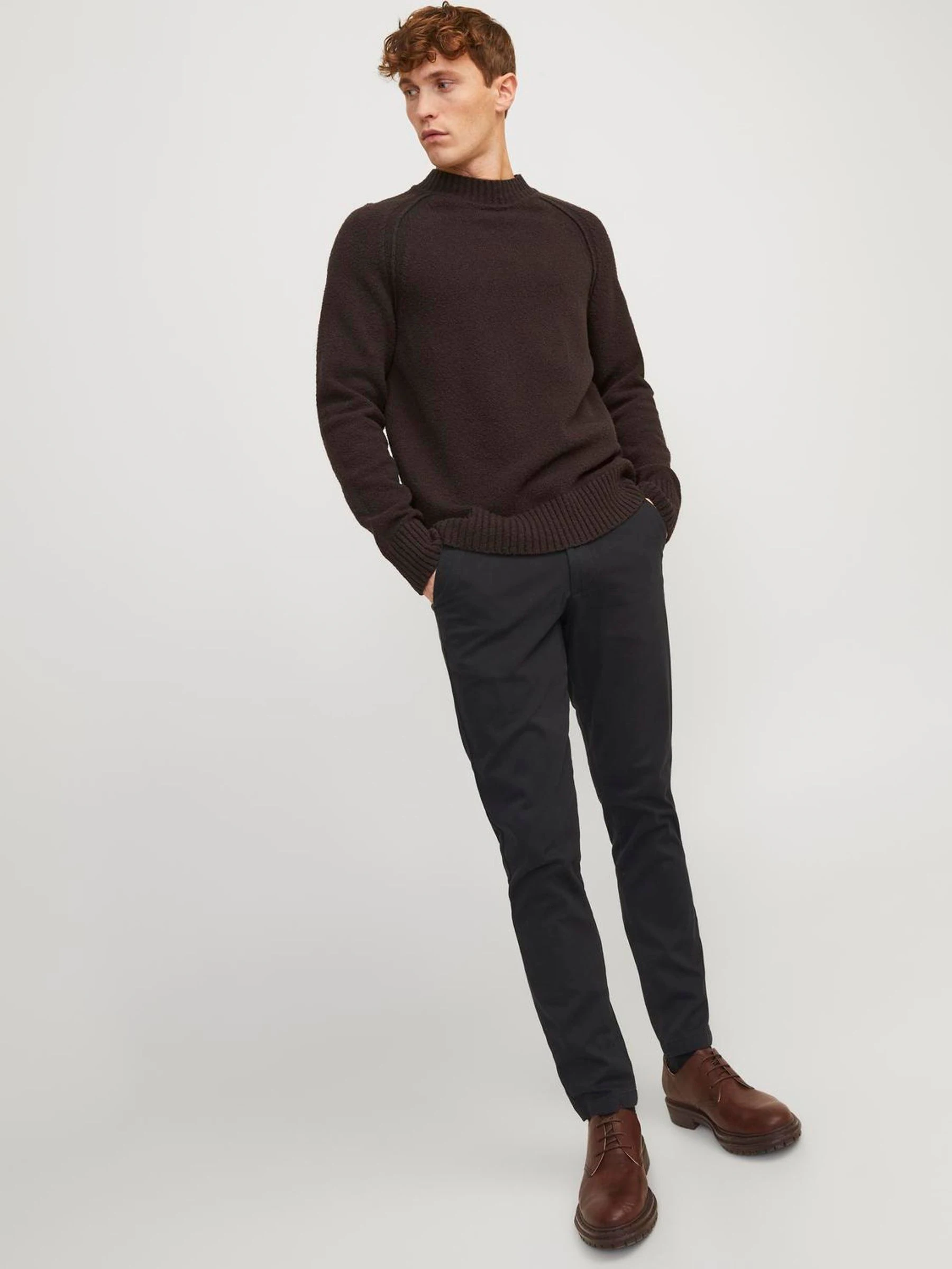 Zwart - JACK & JONES slim-fit chino