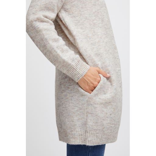 Fransa Sanny Cardigan, Limestone Melange, L