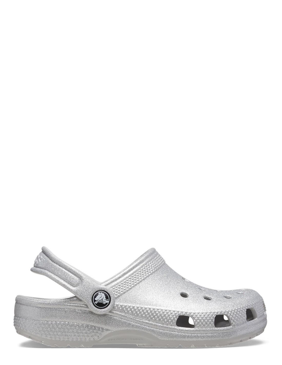 crocs Sabots Femme Enfant Classic Glitter Clog K Silglt Gris