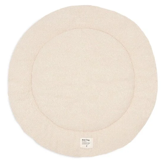 Tapis de parc rond en boucle   Naturel        95 cm   de               Jollein