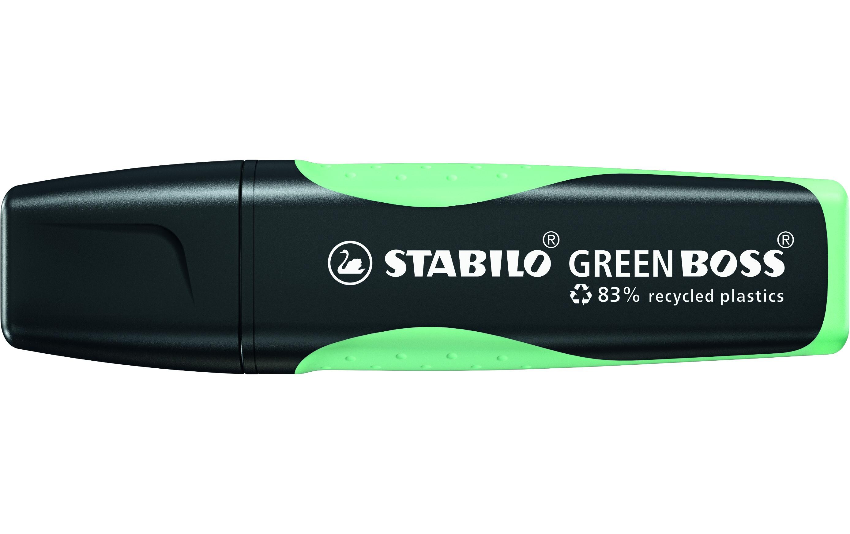 Textmarker GREEN BOSS MinzeUmweltfreundlicher Leuchtstift
