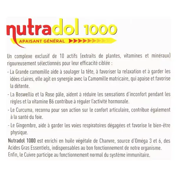 Granions Nutradol 1000 15 comprimidos