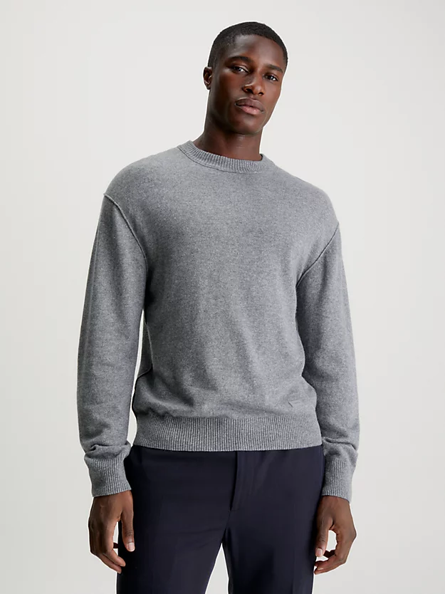 Suéter em mistura de lã e cashmere