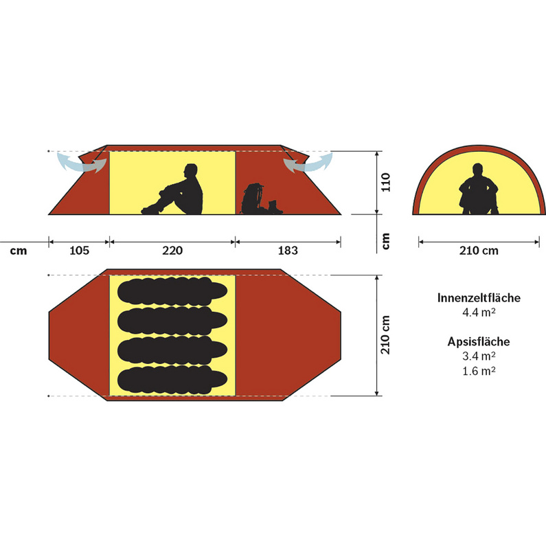 Hilleberg Keron 4 GT Zelt