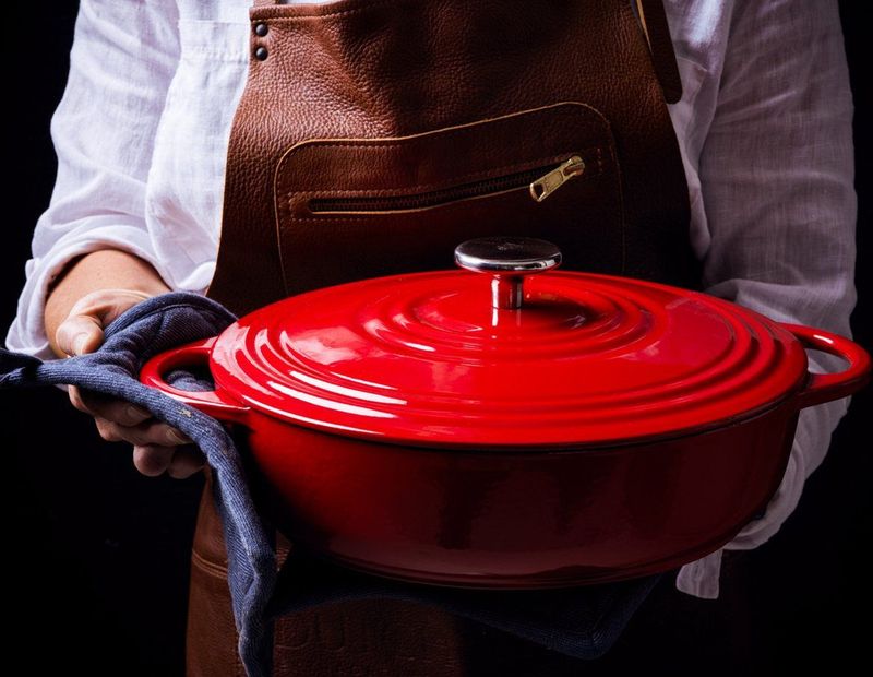 Cocotte Basse BK Bourgogne 28 Rouge Piment