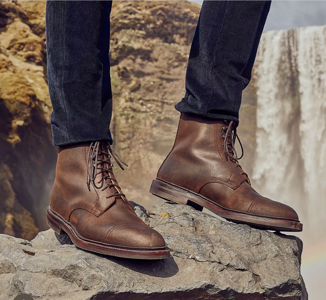 CROCKETT AND JONES - CONISTON ROUGHOUT DARKBROWN