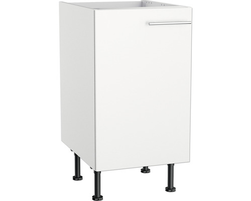 Optifit spoelbakkast Bengt932 BxDxH 45x58,4x87 cm wit mat gedemonteerd scharnier omkeerbaar (links of rechts te monteren)
