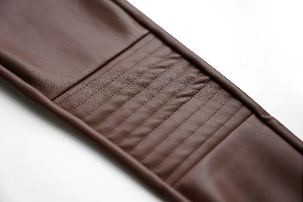B.Nosy imitatieleren aansluitend legging bruin