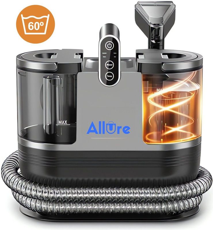 Allure - Tapijtreiniger - Verwarmbaar tot 60°C - 1200 W - Vlekkenreiniger