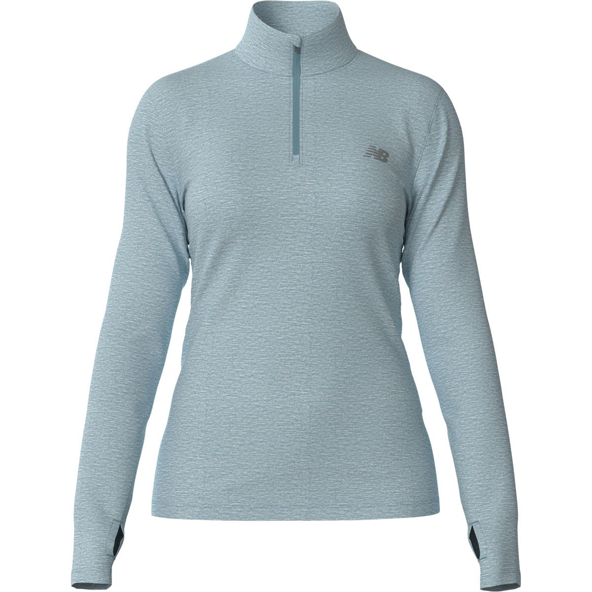 New Balance Space Dye Quarter Zip Løbetrøje Dame