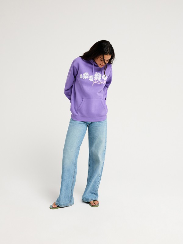 Surf Stoked Brushed Sweat capuche décontracté Violet Femme