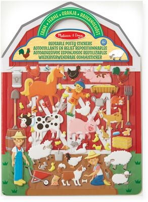 Melissa & Doug Klistremerkebok Bondegård 52 Stk