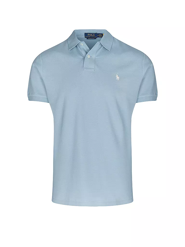 POLO RALPH LAUREN Poloshirt Custom Slim Fit hellblau
