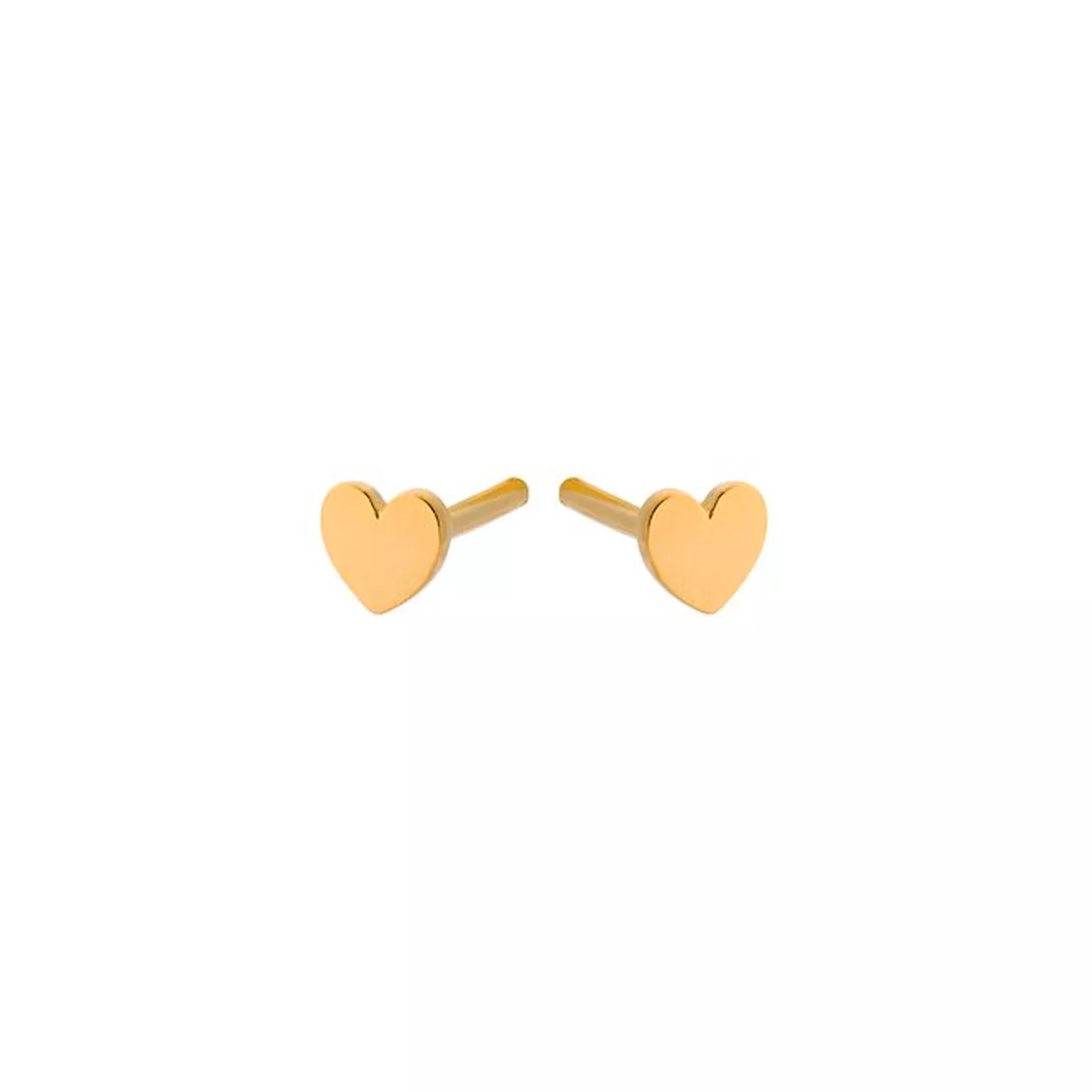 Pernille Corydon Mini Heart Øreringe 18 kt. Forgyldt Sølv e-318-gp