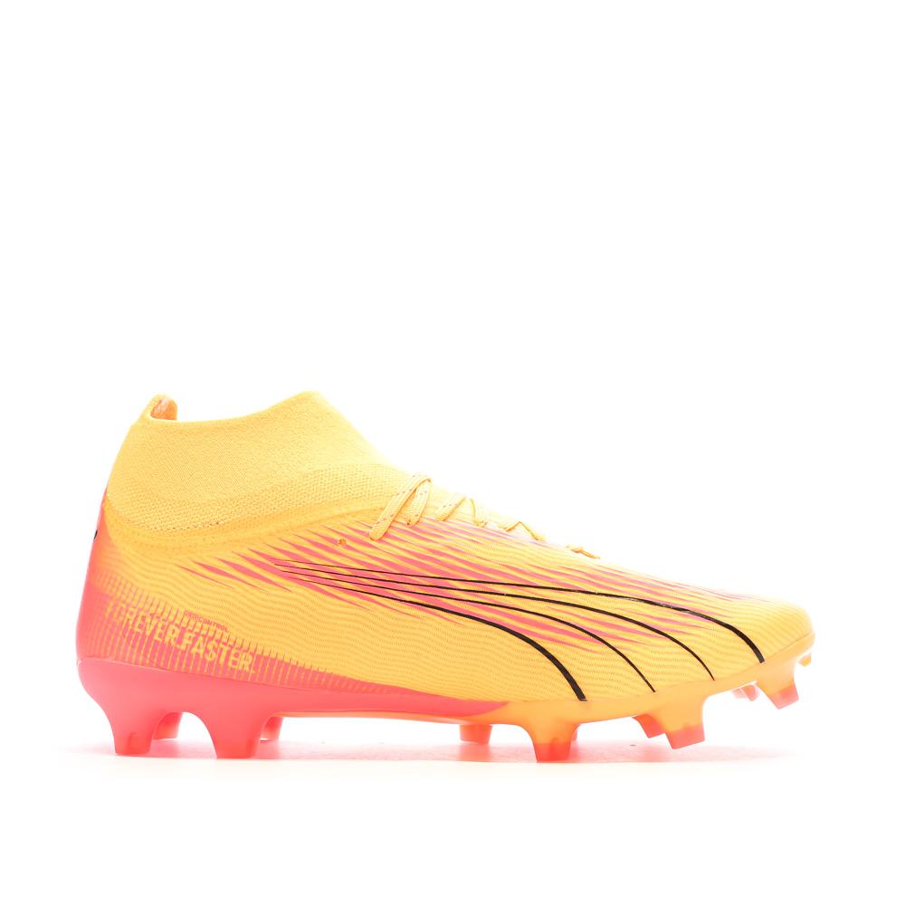 Puma Chaussures de Football Orange, Noir Homme Puma Ultra Pro