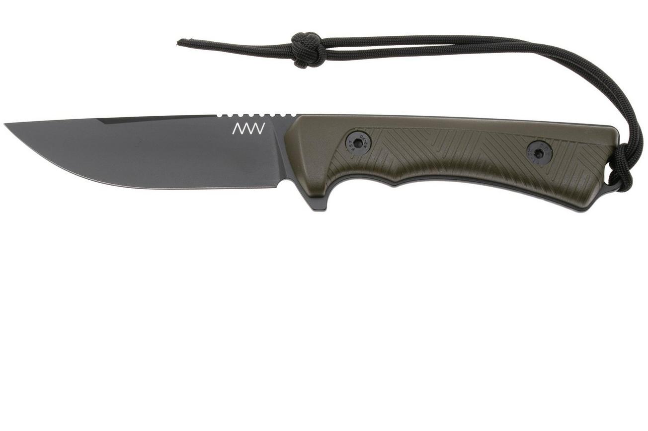 ANV P200, P200-047, Black Cerakote Sleipner, Olive GRNPU, survivalmes