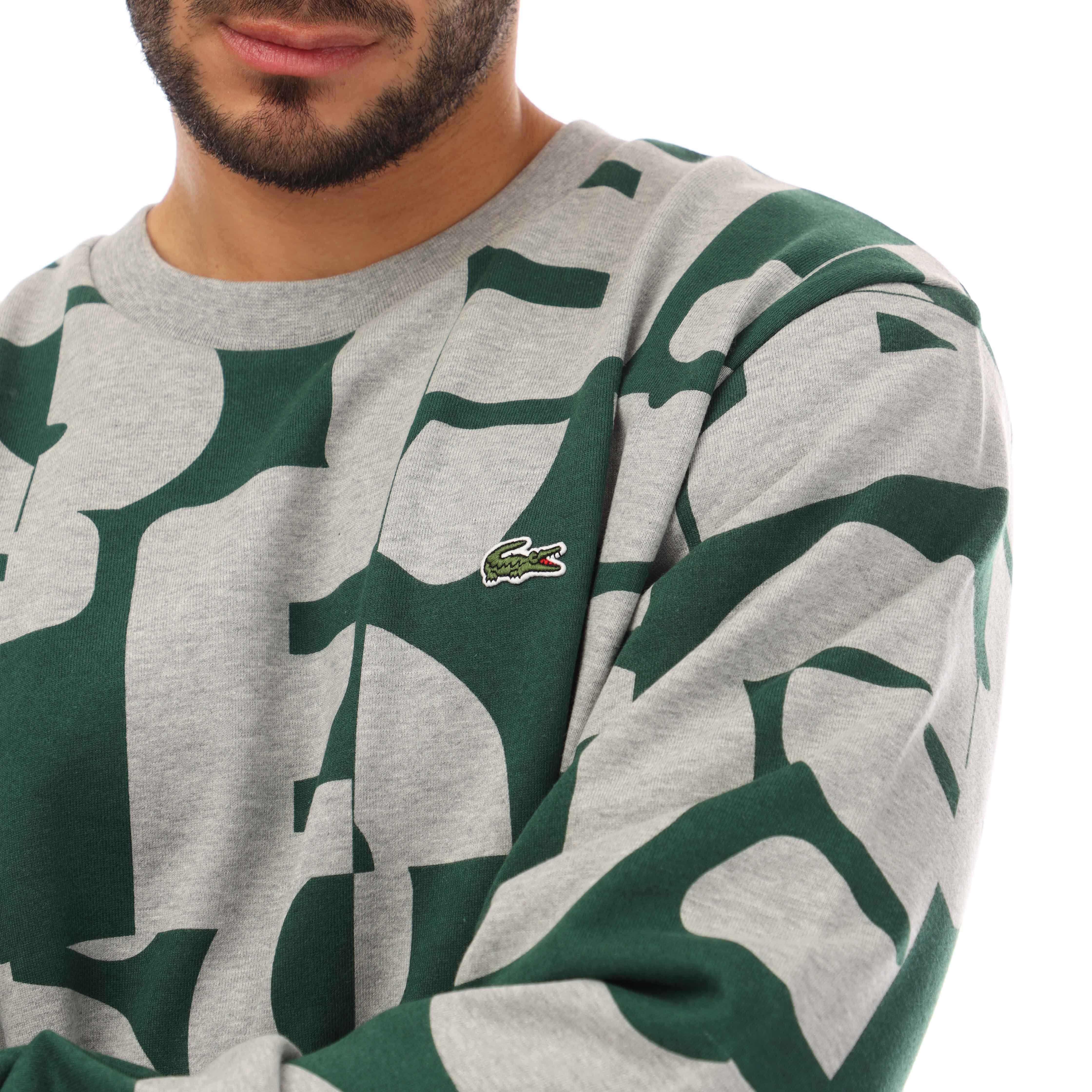 Lacoste Letter Print Sweatshirt