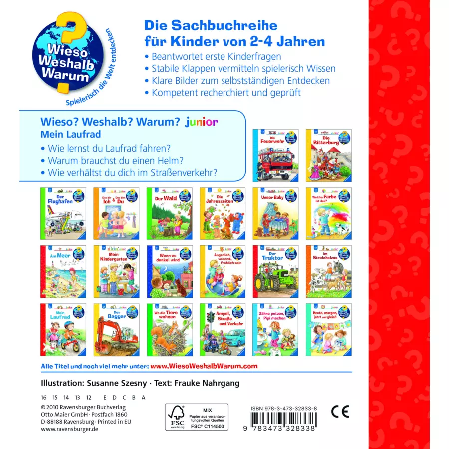 Ravensburger Wieso? Weshalb? Warum? Junior 37: Mein Laufrad sein