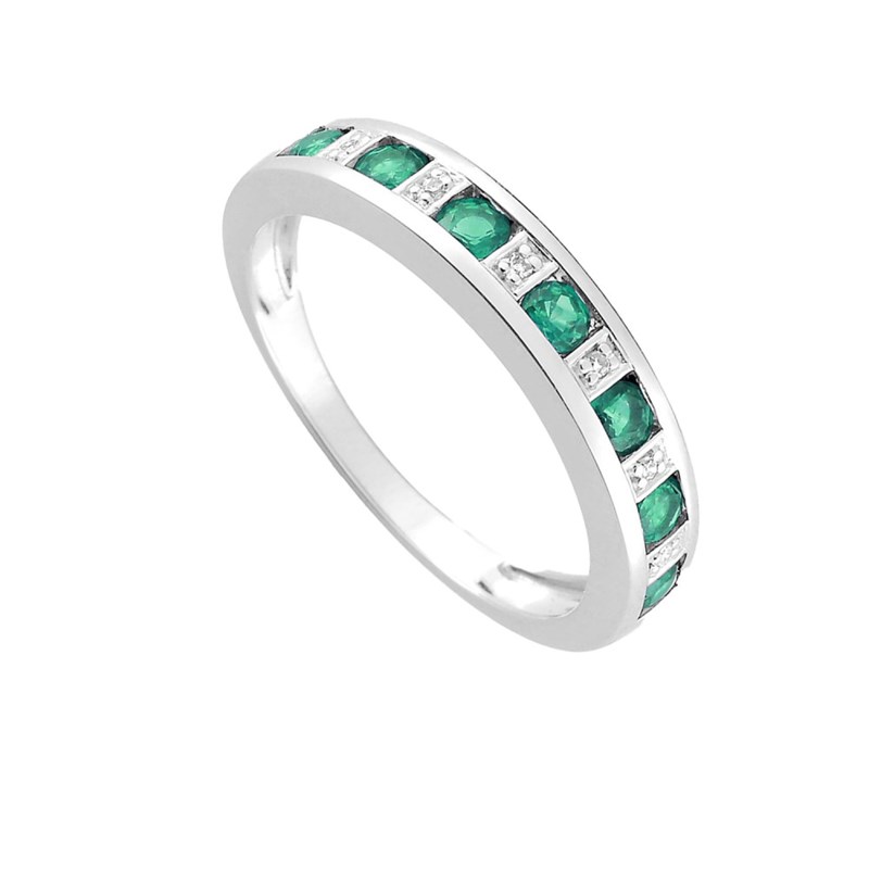 Bague femme - Emeraude - Or 18 Carats