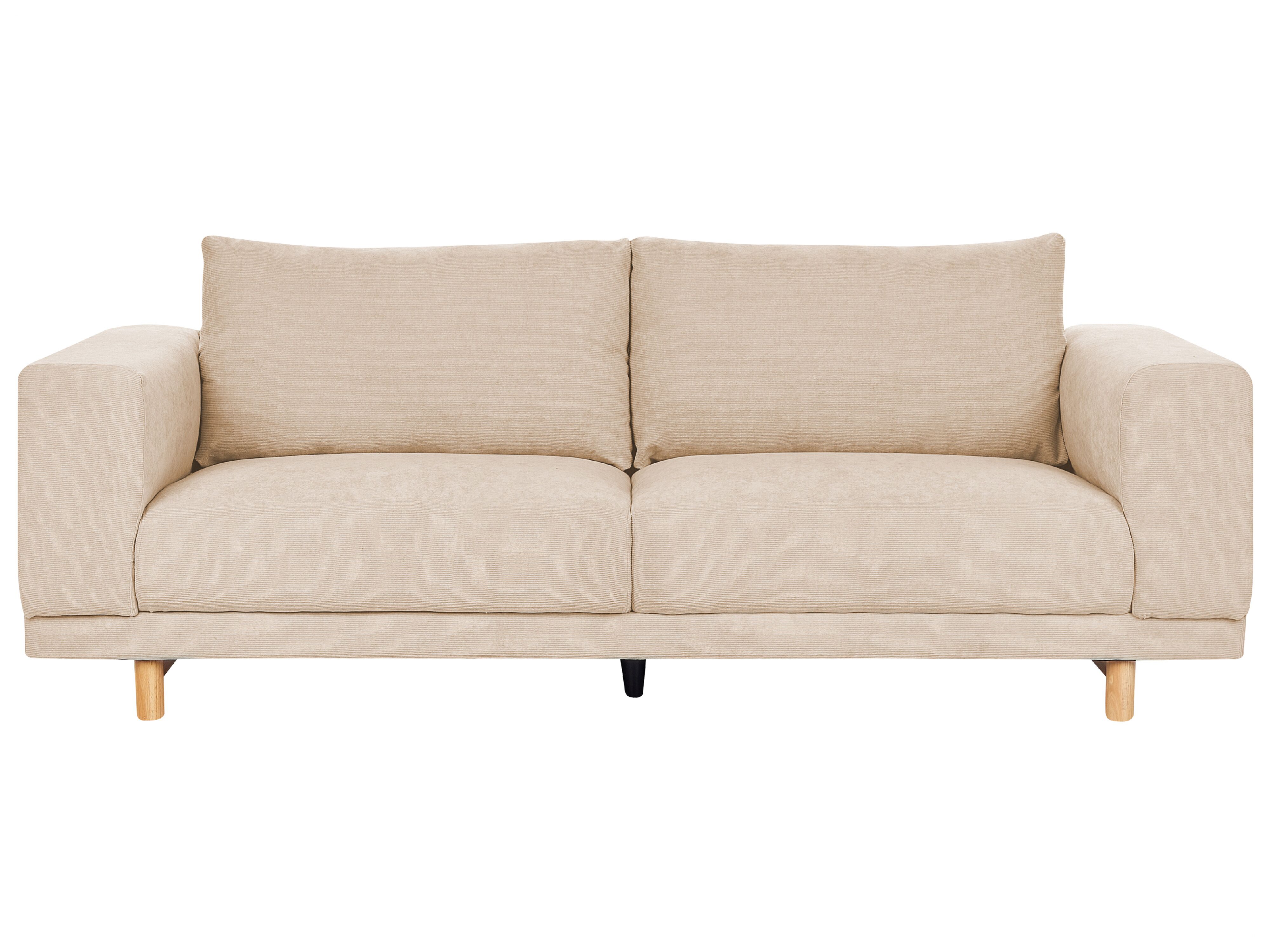 Bank 3-zits NIVALA Corduroy Beige