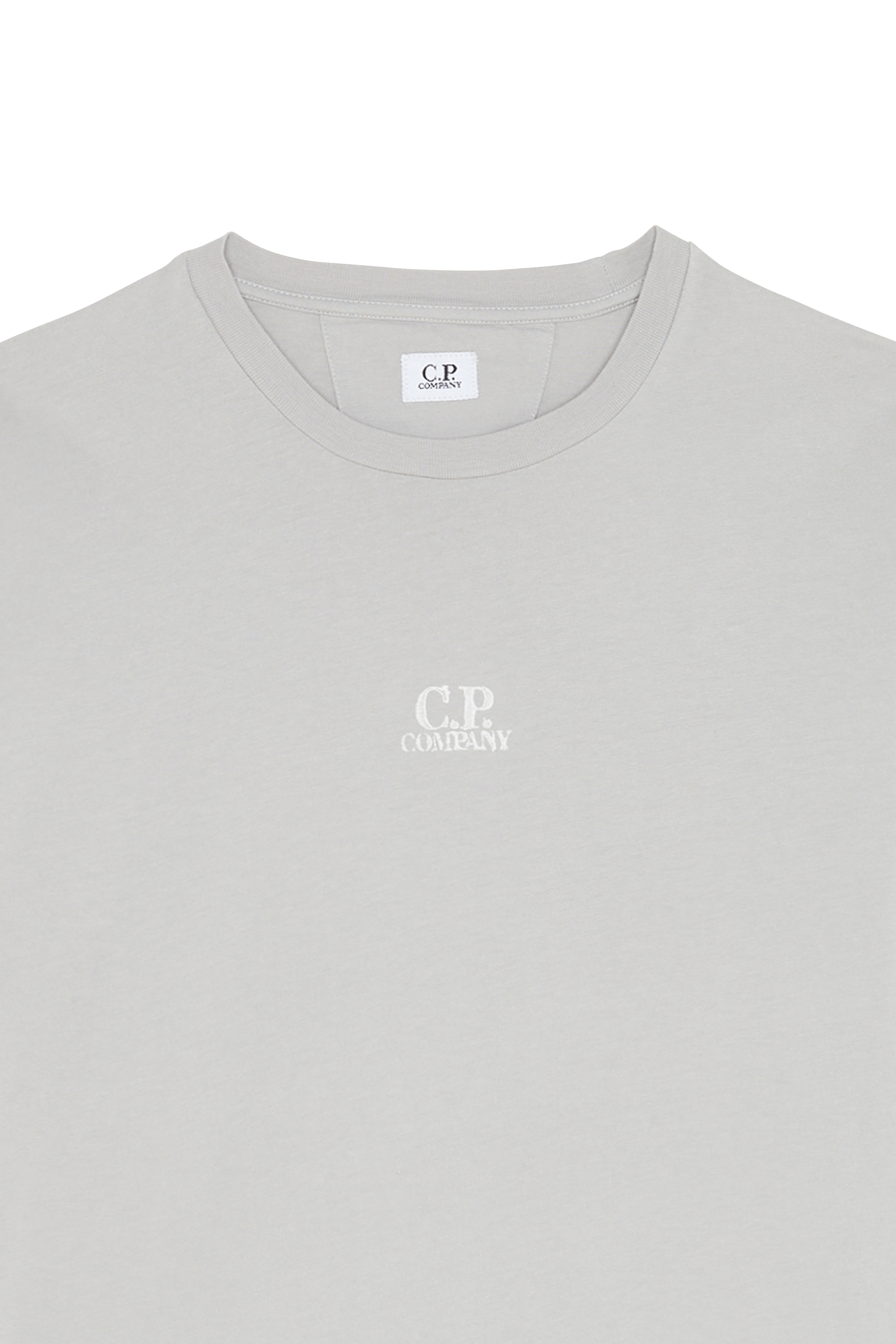C.P. COMPANY T-shirt  JERSEY ARTISANAL THREE CARDS Gris