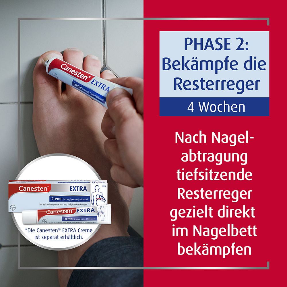 Canesten® EXTRA Nagelset zur Behandlung von Nagelpilz