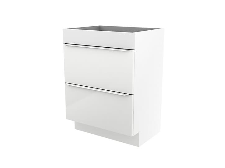 Meuble sous vasque à poser GoodHome Imandra blanc 60 cm