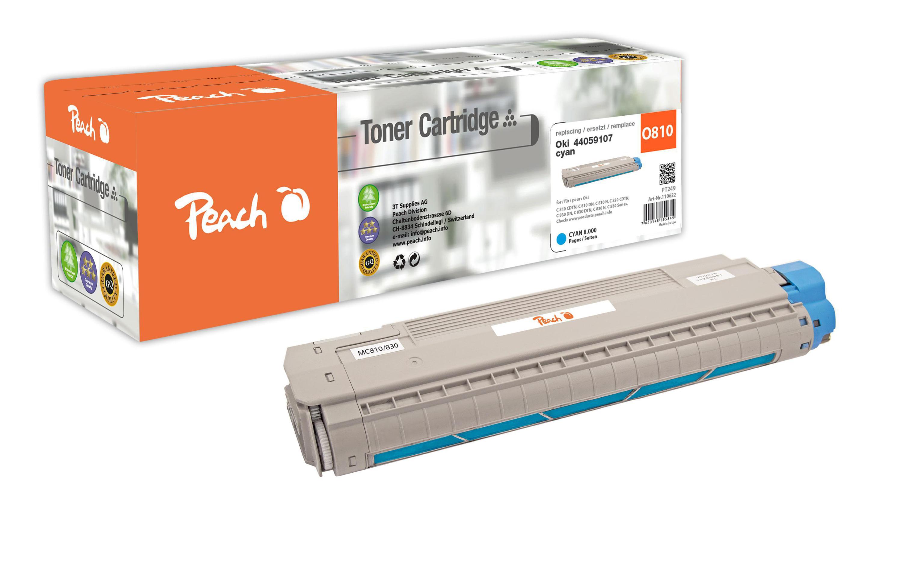 Toner OKI 44059107 CyanToner: Cyan