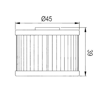 Filtre à huile HifloFiltro HF575 Type origine